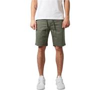 Urban Classics Stretch Twill Joggshorts Short Homme, Vert (Olive 176), L