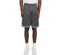 Urban Classics Striped Mesh Shorts Homme Short Noir/Blanc M 100% Polyester
