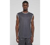 Urban Classics Striped Mesh Tanktop Black/white Taille: S | Tanktops Outlet | Homme | Le Noir