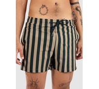 Urban Classics Striped Seersucker Swim Boardshort vert S