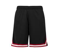 Urban Classics Stripes Mesh Shorts, Shorts Homme, Blkredwht,