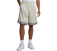 Urban Classics Stripes Mesh Shorts, Softseagrass/Black/White, XL Homme