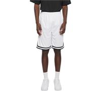 Urban Classics Stripes Mesh Shorts, White/Black/White, XL Homme