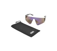 Urban Classics Sunglasses Banff Lunettes de Soleil, Black/Royal, Taille Unique Mixte