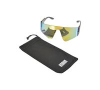 Urban Classics Sunglasses Banff, Lunettes de soleil Mixte, Black/rainbow, One Size