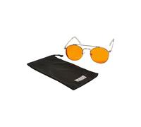 Urban Classics Lunettes de soleil Chios Doré/Orange Ronde Protection UV 400 Taille unique mixte