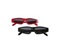 Urban Classics Lunettes de soleil 'Lefkada' rouge / noir, Taille One Size