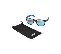 Urban Classics Sunglasses Likoma Mirror UC, Lunettes de Soleil Mixte, Noir/Bleu, Taille Unique