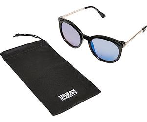 Urban Classics Sunglasses October UC, Lunettes de Soleil Mixte, Noir/Bleu, Taille Unique