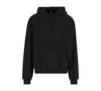 URBAN CLASSICS Sweat à capuche en velours jacquard noir - Taille XL
