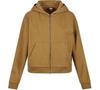 Sweatshirt à capuche zippé femme Urban Classics Vert L