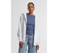 Urban Classics Fluffy Full Zip Sweatshirt Blanc 4XL Femme