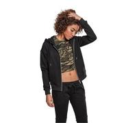 Urban Classics Sweat À Capuche Femme Zippé Femme Sweat-Shirt zippé à Capuche Noir M