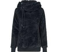 Urban Classics Femme Ladies Long Teddy Hoody Sweatshirt Capuche, Noir (7), L