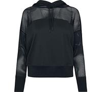 Urban Classics Femme Ladies Mesh Hoody Sweat à Capuche, Noir (00007), s