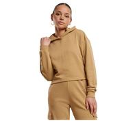Sweatshirt Ã capuche oversize court femme Urban Classics Beige 3XL