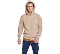 Urban Classics Sweat à Capuche Sherpa Sweatshirt, Beige (Sable foncé 00806), L Homme