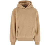 Urban Classics Oversized Teddy Hoodie Beige M Homme