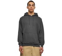 Urban Classics Sweat à capuche homme uni – polyester – gris anthracite – M