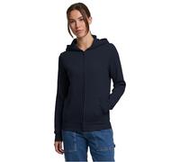 Sweatshirt Ã capuche full zip femme Urban Classics Basic Essential Bleu L