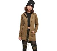 URBAN CLASSICS Sweat à Capuche Zippé, Long, Style Parka, pour Femme, Long Zip Hoodie, summerolive, Taille S