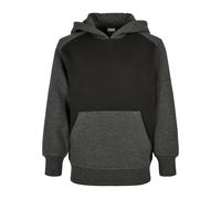 Urban Classics Sweat gris chiné / noir, Taille 122-128