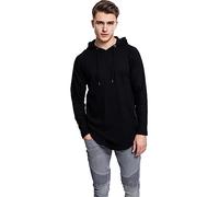 Urban Classics Sweat Long Terry Homme Sweat-Shirt à Capuche Noir M 100% Coton Regular/Coupe Standard