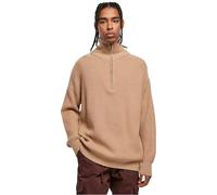 Urban Classics – Pull col roulé Oversized Knitted Troyer – Unionbeige – Homme XL