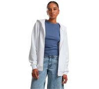 Sweatshirt Ã capuche zippÃ© femme Urban Classics Blanc M