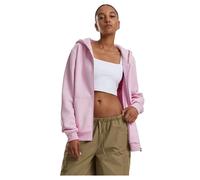 Sweatshirt à capuche zippé femme Urban Classics Rose XS