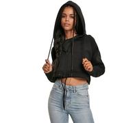 Sweatshirt femme Urban Classic oversized raglan zip Noir L