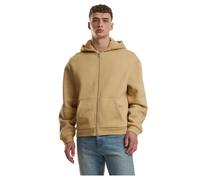 Urban Classics – Cardigan zippé Fluffy – Beige uni – Taille M