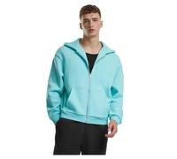 Urban Classics Maillot de survêtement Tb7284 Fluffy Zip Hoody Bleu béryle XXXXXL Homme