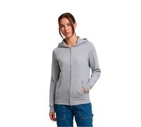 Sweatshirt à capuche full zip femme Urban Classics Basic Essential Gris XL