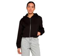 Urban Classics Sweat à capuche femme Scuba zippé coupe droite Noir L
