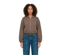 Sweatshirt à capuche court et duveteux femme Urban Classics Marron S