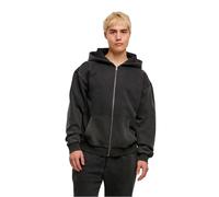 Sweatshirt à capuche zippé Urban Classics Vintage Marron M