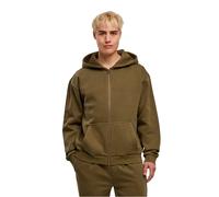 Sweatshirt Ã capuche zippÃ© Urban Classics Vintage Vert S