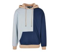 Urban Classics Sweat-shirt beige / bleu marine / jaune pastel, Taille S