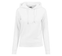 Urban Classics Sweatshirt à capuche Basic côtelé Blanc Femme M
