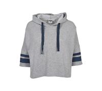 Urban Classics Sweat-shirt bleu marine / gris chiné, Taille XS