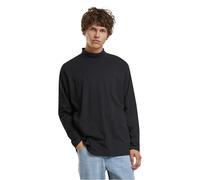 Urban Classics Sweat-Shirt Classique à Manches Longues et col Montant pour Homme Coupe Droite Coton Tailles S à 5XL, Noir, 3XL