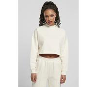 Urban Classics – Sweatshirt court oversize col montant Blanc 3XL Femme
