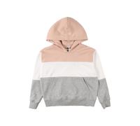 Urban Classics Sweat-shirt gris / rose clair / blanc, Taille 122-128