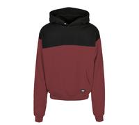 Urban Classics Sweat-shirt lie de vin / noir, Taille S