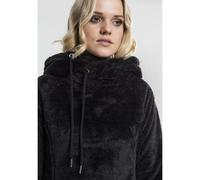 Sweatshirt Ã capuche femme Urban Classic long teddy Noir S