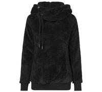 Urban Classics - Sweat à capuche Long Teddy Femme - Noir M