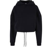 Urban Classics Sweatshirt à capuche Cropped Oversized Femme Noir