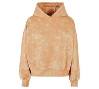 Urban Classics Sweat-shirt orange pastel / blanc, Taille XXXL