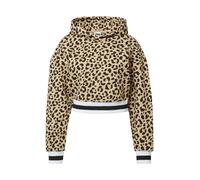 Urban Classics Sweat-shirt sable / brun foncé / blanc, Taille XL